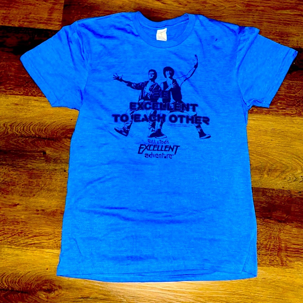 Bill & Teds excellent adventure blue 90s inspired T-Shirt